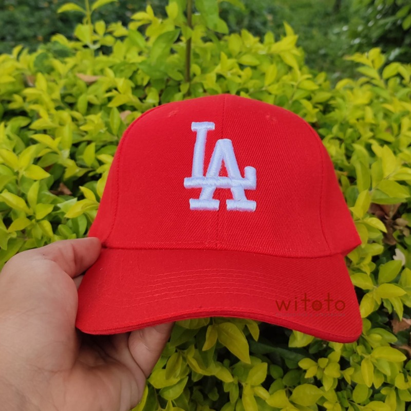 GORRA LOS ANGELES ROJA